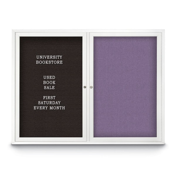 Corkboard, 48"x36", Buff/Bronze